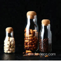 Spice Jar glass jar water bottle with cork